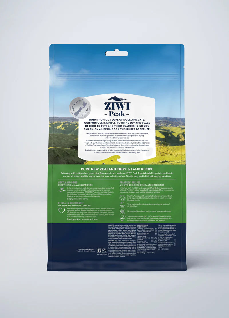 ZiwiPeak - Air-Dried Tripe & Lamb (Dog Food)